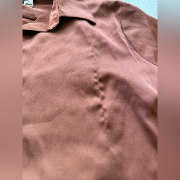 Rust Button-Up Shirt - Picture 3 of 3